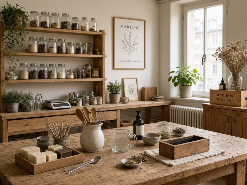 About the Soap-making craft workshop studio at Honeyringo House